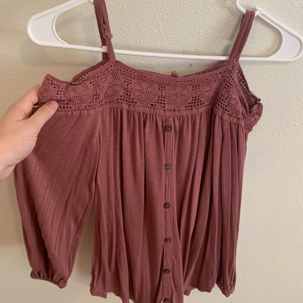 aeropostale off-the-shoulder top size small
